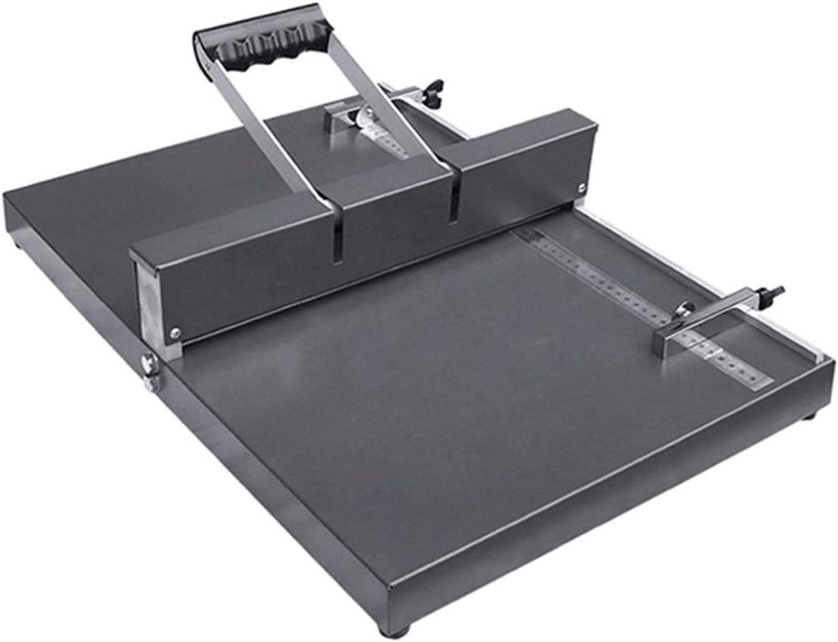 Handmatige Vouwmachine - Papier Snijder Folder - Kaarten Maken - Zwaar Gelegeerd Staal - 400 g/m² - Grijs