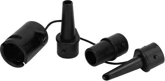 Opblaasbare Pomp Nozzles - Ventiel Adapter Set - Lucht Lucht Laten - Snelle Gesp Wissel - 3 Maten - Wit — afbeelding 4