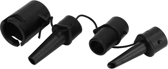 Opblaasbare Pomp Nozzles - Ventiel Adapter Set - Lucht Lucht Laten - Snelle Gesp Wissel - 3 Maten - Wit — afbeelding 5