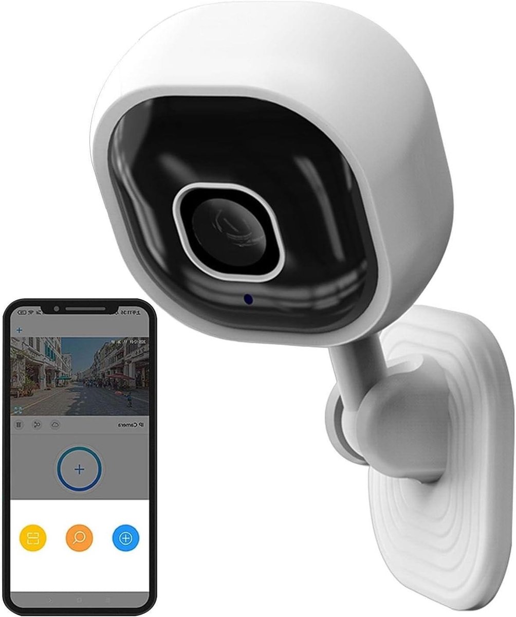 Bewakingscamera - Huisdiercamera Wifi Camera - Thuis Bewaken - Twee-weg Audio - 128 GB Opslag - Wit