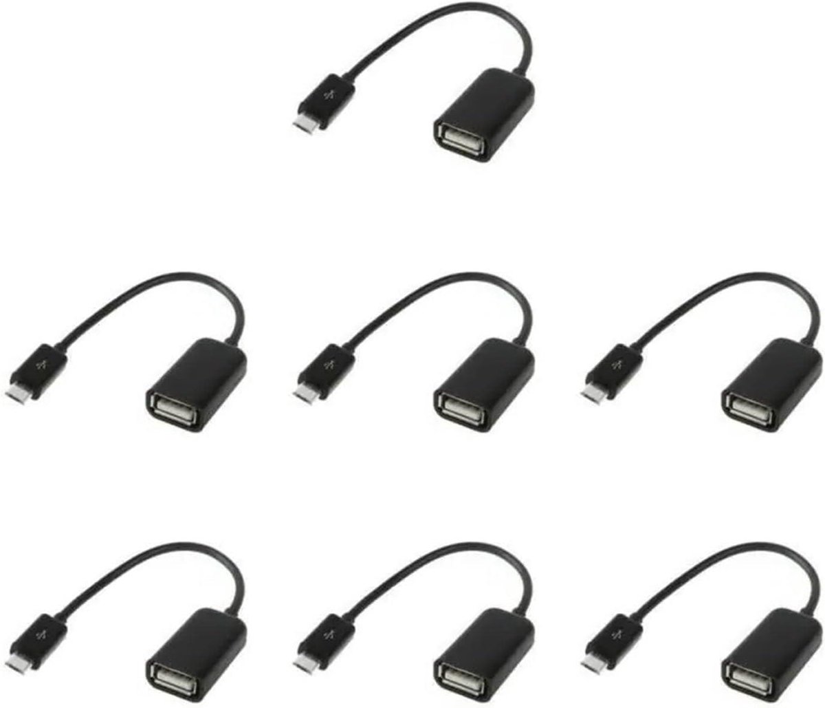 USB OTG Adapterkabel - Micro USB Host Kabel - Apparaten Verbinden - USB 2.0 A naar Micro B