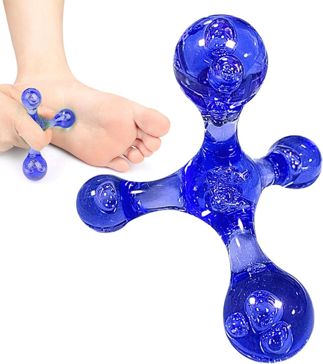 Massagebal Roller - Handmatige Massager - Spierontspanning - Ergonomisch Ontwerp - 13 x 13 x 85 cm