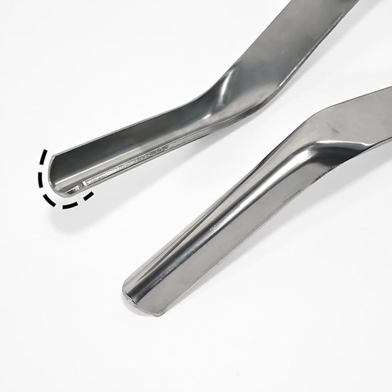 Voegenafwerkingsgereedschap - Kitgereedschap set - Nauwkeurig afdichten - Roestvrijstalen koppen - 3-delig - Meerkleurig — afbeelding 3