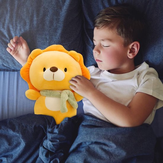 Leeuwenknuffel - Pluche leeuw - Kinderspeelgoed - Zacht PP-katoen - 23 cm - Leeuw — afbeelding 3