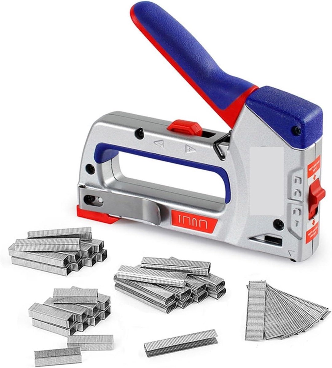 Spijkerpistool - Nietpistool Tacker - Meubels Stofferen - 4-in-1 Functionaliteit - 4000 Nietjes - One Color