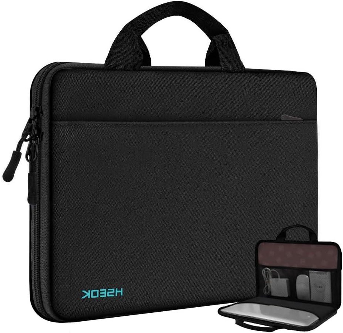 Laptoptas - Documententas - Veilig Vervoer - Lichtgewicht Ontwerp - 30 x 20 x 2 cm - Zwart