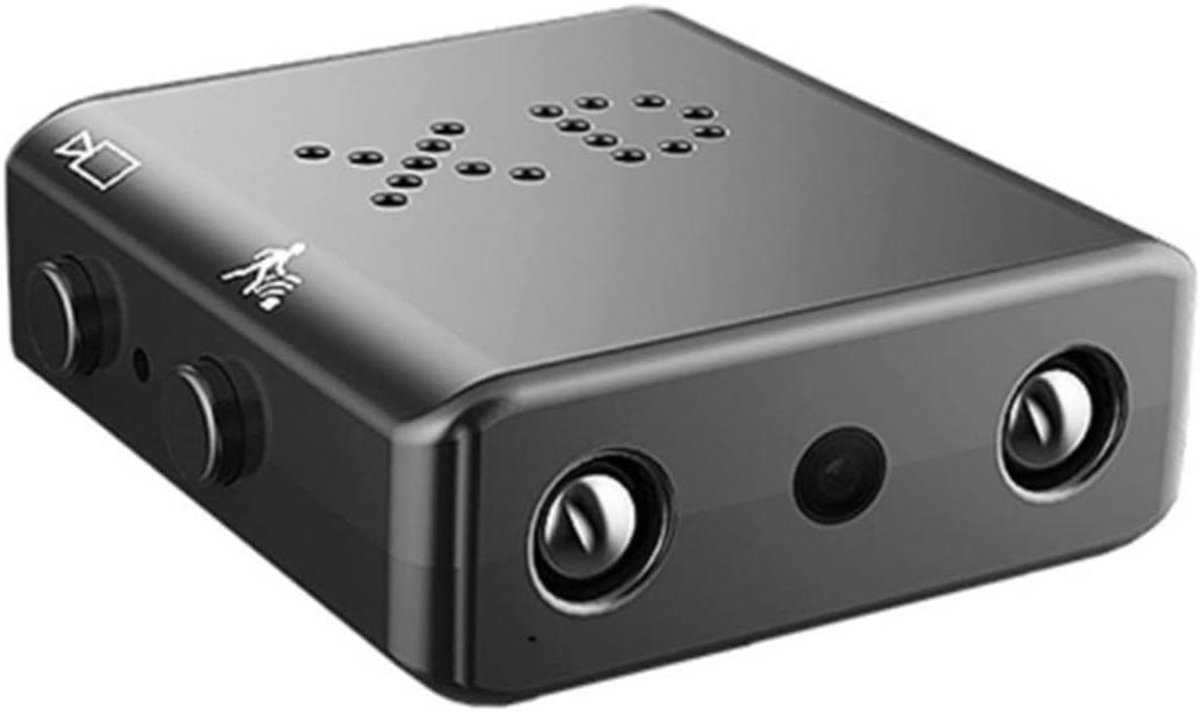 Mini Camera - Micro Cam - Beveiliging Thuis - Met Nachtzicht - 2.9x1.1x2.9 cm - Zwart