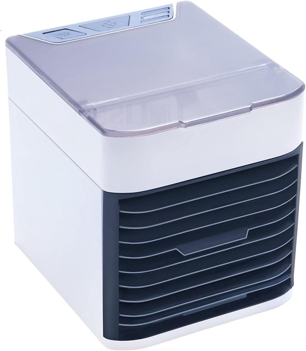 Draagbare Air Cooler - Mini Airco - Persoonlijke Koeling - 3 Snelheden - 375ml Tank - Wit