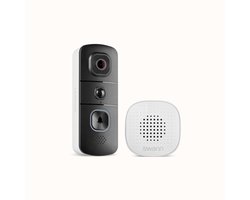 Swann EVO Video Deurbel – Slimme Video Deurbel – Inclusief Chime – SwannShield™ AI Voice Assistant – 2K ultra HD video – Accu – Nachtvisie – Geen Abonnement