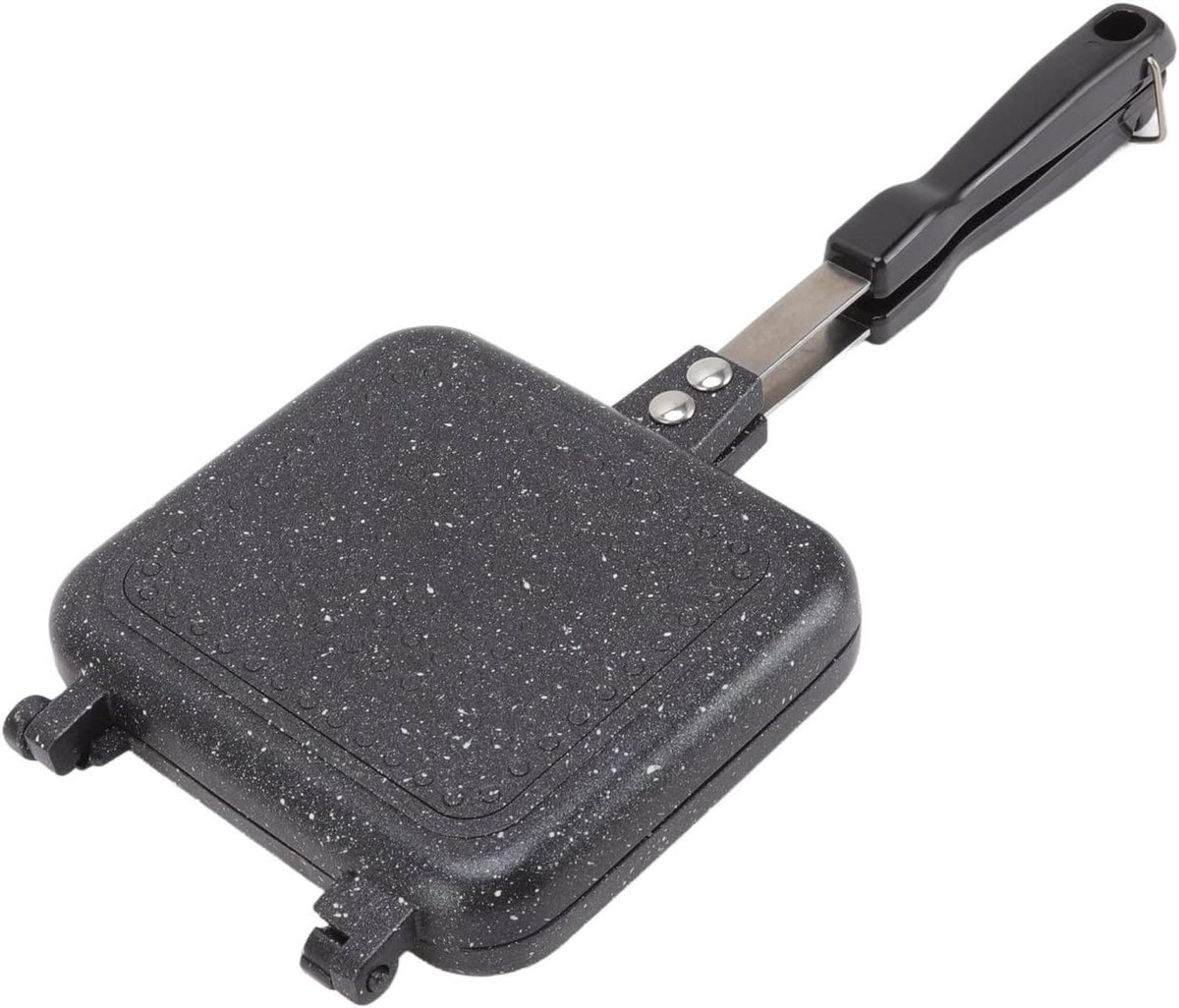 Tosti Pan - Sandwich Pan - Ontbijt Maken - Dubbelzijdig - 35x15cm - default