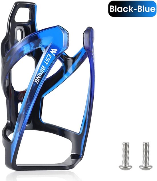 Fietsbidonhouder - Flessenhouder Fiets - Fles Vervoeren - Lichtgewicht PC Materiaal - 132 x 70 x 70 mm - Blauw — afbeelding 4