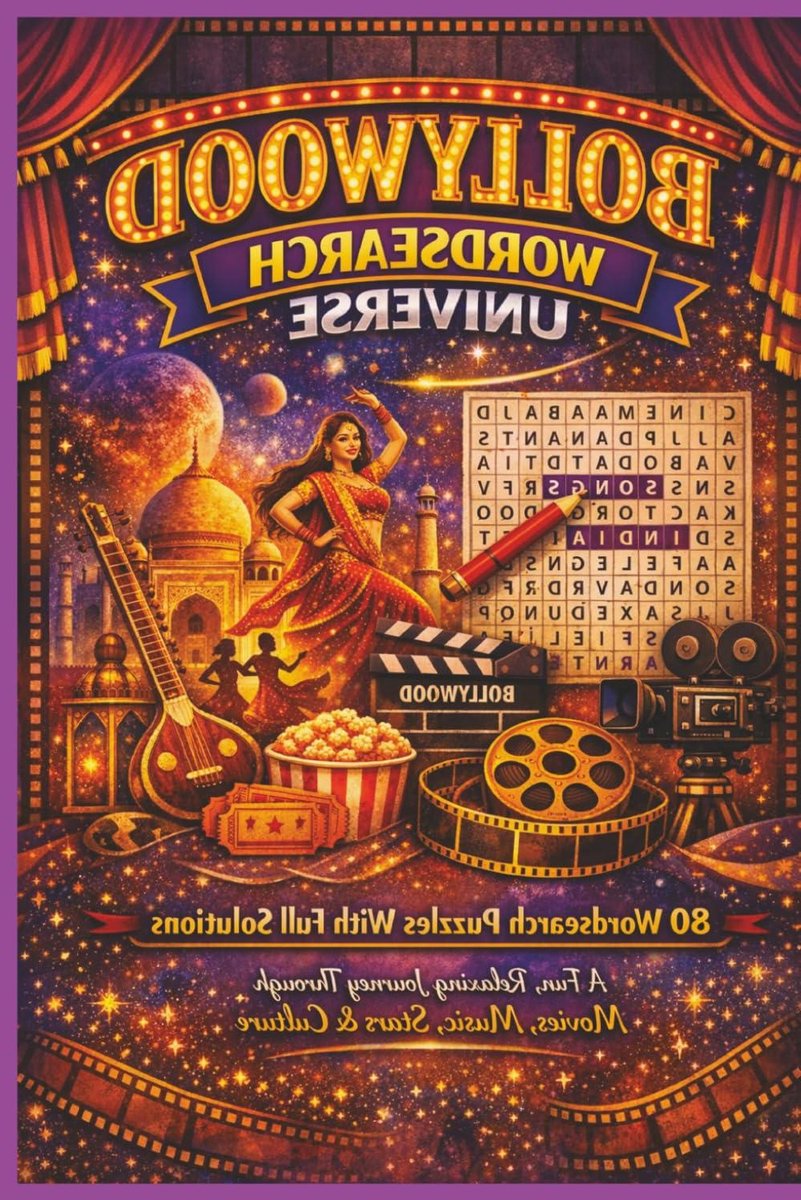 Bollywood Woordzoekers - Film Puzzels - Ontspannen Puzzelen - 80 Puzzels - 122 Pagina's - Niet gespecificeerd