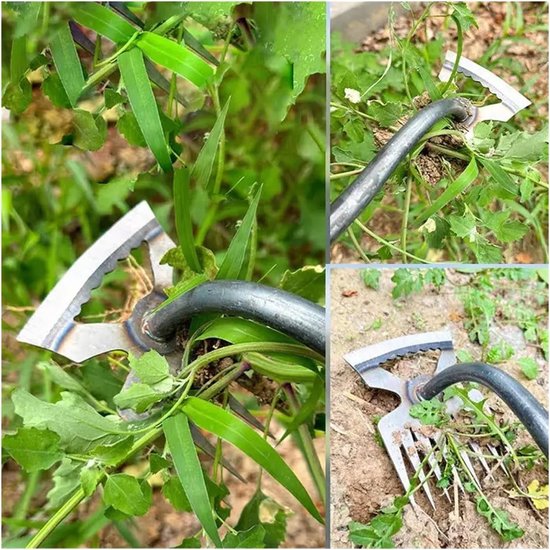 Onkruidverwijderaar Tool - Tuin Schop - Onkruid Wieden - 2-in-1 Ontwerp - 40 centimeter - Niet gespecificeerd — afbeelding 4