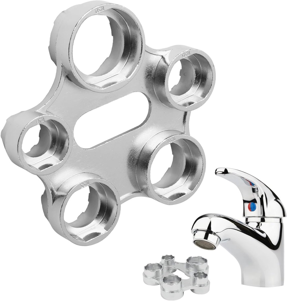 Aerator mounting key clé de montage for Robinet M16/M18/M20/M22/M24/M28 spare aerator faucet strainer aerator wrench - ShopVlot