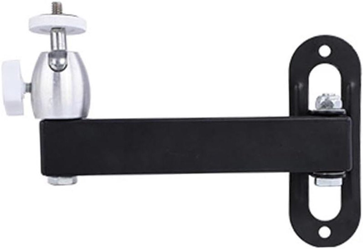 Projector Muurbeugel - Projectorhanger Beamer - Thuisbioscoop Creëren - Verstelbare Kruiskoppeling - 17 cm en 39 cm - Wit