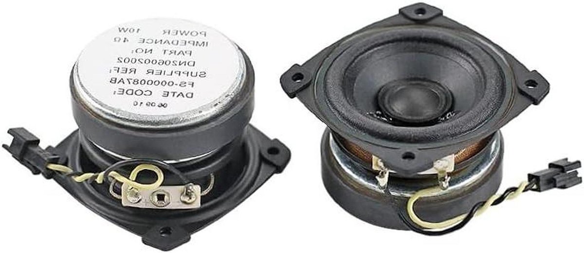 Satelliet Luidsprekers - Olie Doek - DIY Geluid - 4 Ohm 10W - 2.5 Inch - Zwart