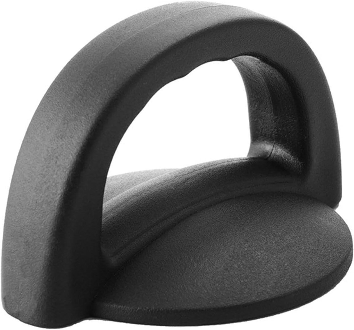 Pannen Steel - Deksel Handvat - Koken Keuken - Ergonomisch Ontwerp - 8 x 5 cm - Zwart