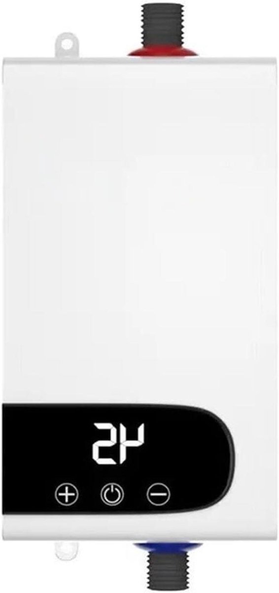 Doorstroomverwarmer - Elektrische Kachel - Direct Warm Water - IPX4 Waterdicht - 4500W - Wit