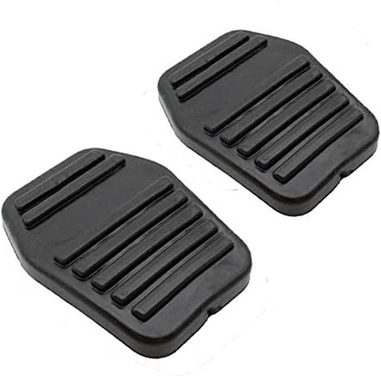 Pedaalhoezen Set - Koppeling Rem - Verbeter Rijcomfort - Antislip Rubber - 2 Stuks - Zwart — afbeelding 2