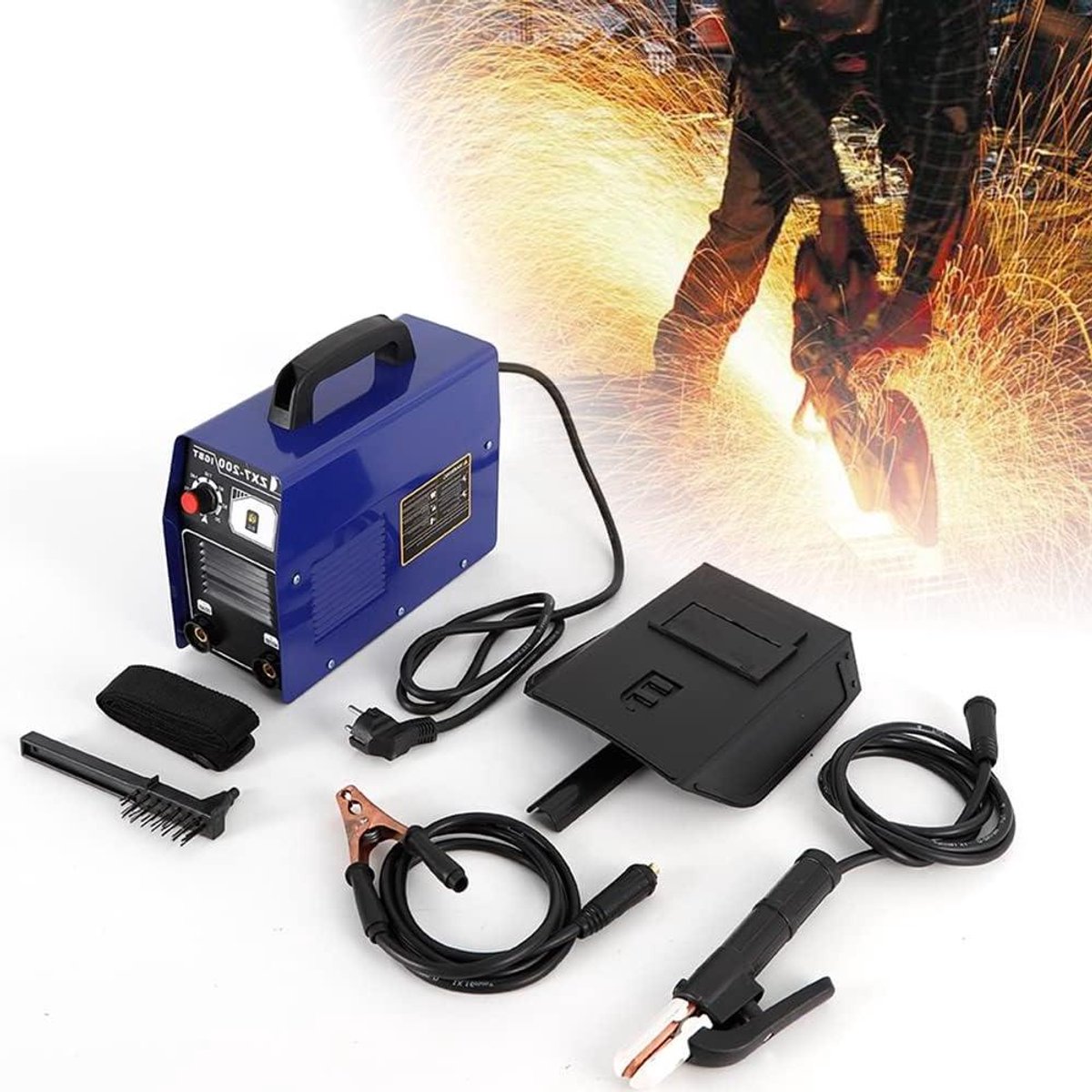 Lasapparaat - Inverter lasapparaat - Metaal verbinden - Compact en lichtgewicht - 120 A - Grijs
