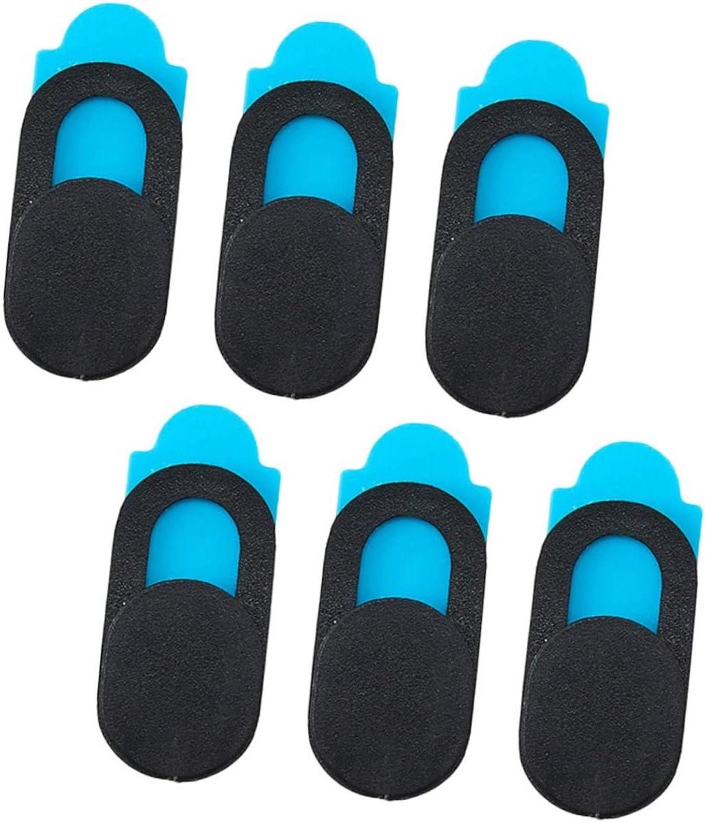 Webcam Covers - Camera sliders - Privacy beschermen - Veilig en stevig - 6 stuks - Zwart