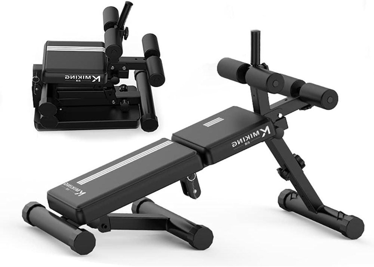 Trainingsbank - Gewichtsbank - Full Body Workout - Opvouwbaar Ontwerp - 200 kg capaciteit - Zwart
