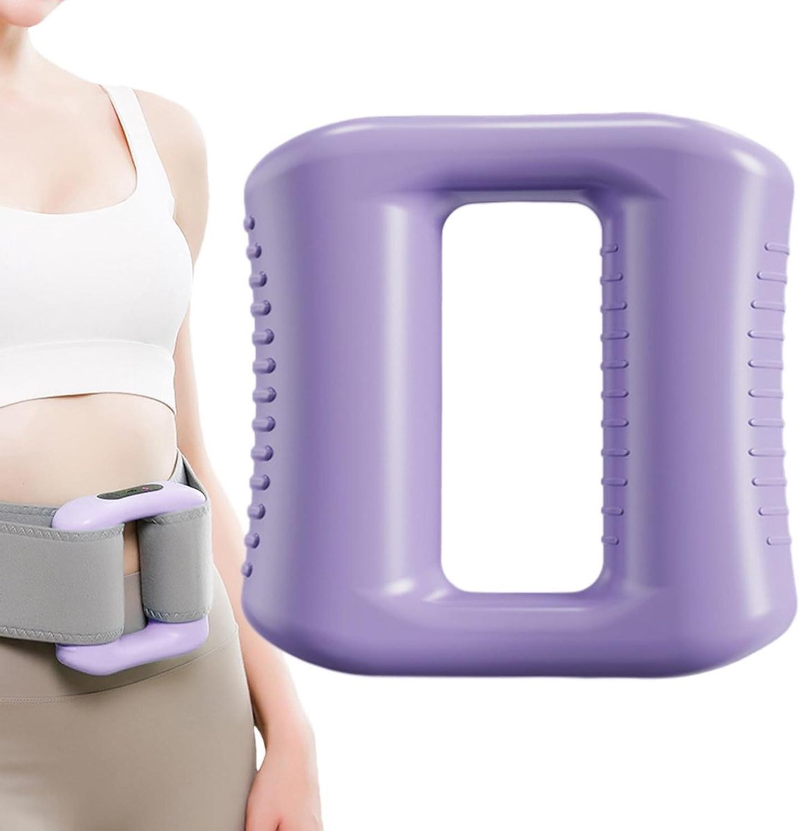 Spier Massager - Massageapparaat Ring - Spierherstel - Stil & Ergonomisch - 135x136 mm - Wit