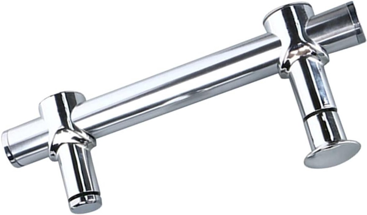 Deurgreep Glas - Schuifdeur Greep - Douche Deur - Roestvrij Aluminium - 145 mm - Zilver