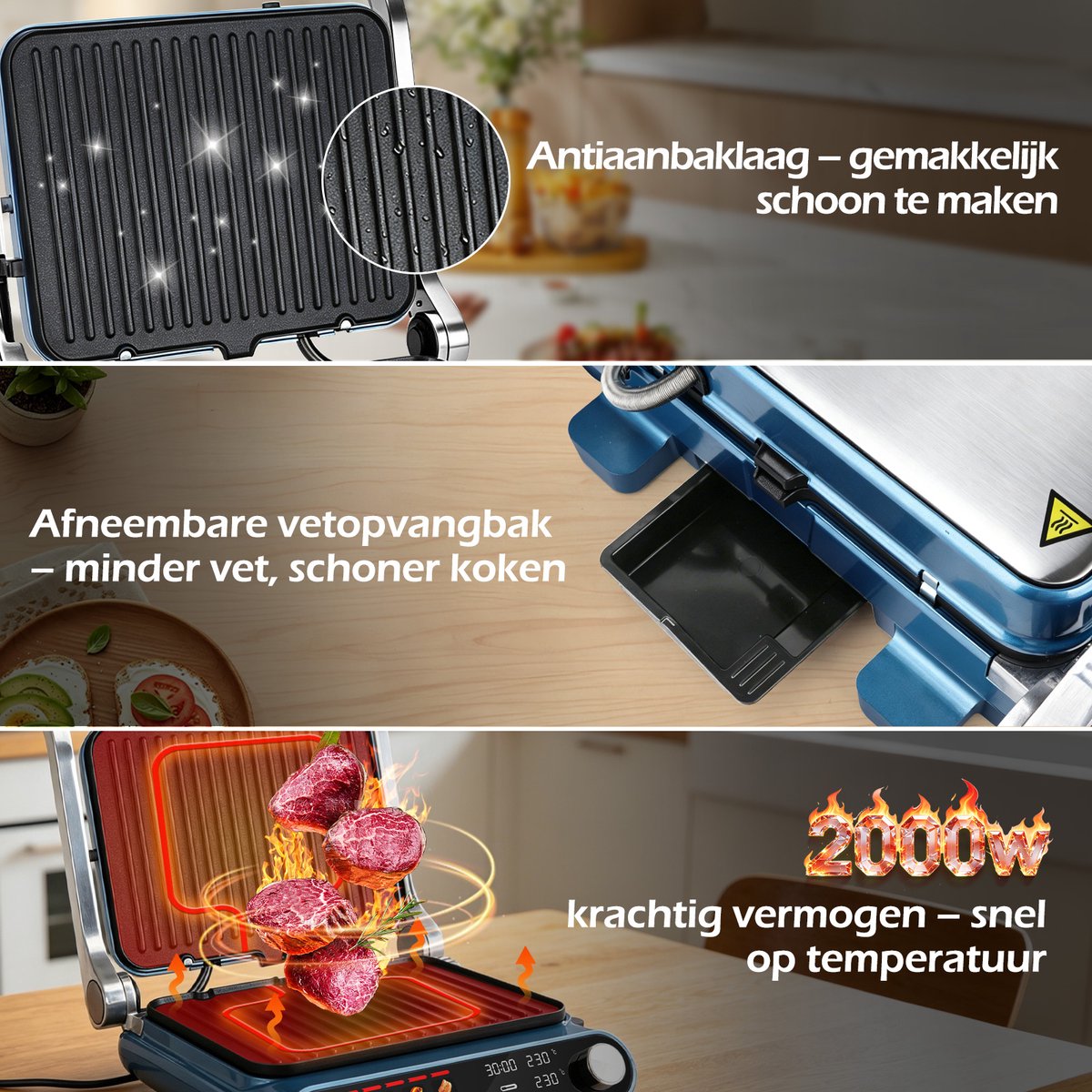 Taylor Swoden Contactgrill - Tosti apparaat thumbnail 2