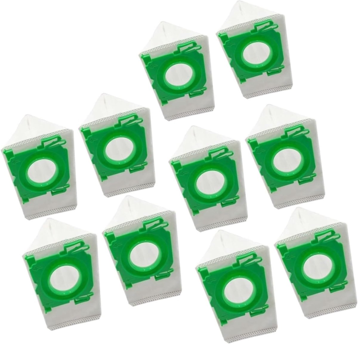 Stofzuigerzakken - Microvezel Zakken - Schoon Huis - 5-Laags Constructie - 10 Stuks - Wit