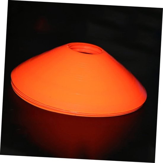 Voetbal Obstakel Kegels - Trainings Markers - Sport Training - Goed Zichtbaar Ontwerp - 12 Stuks - Oranje — afbeelding 3