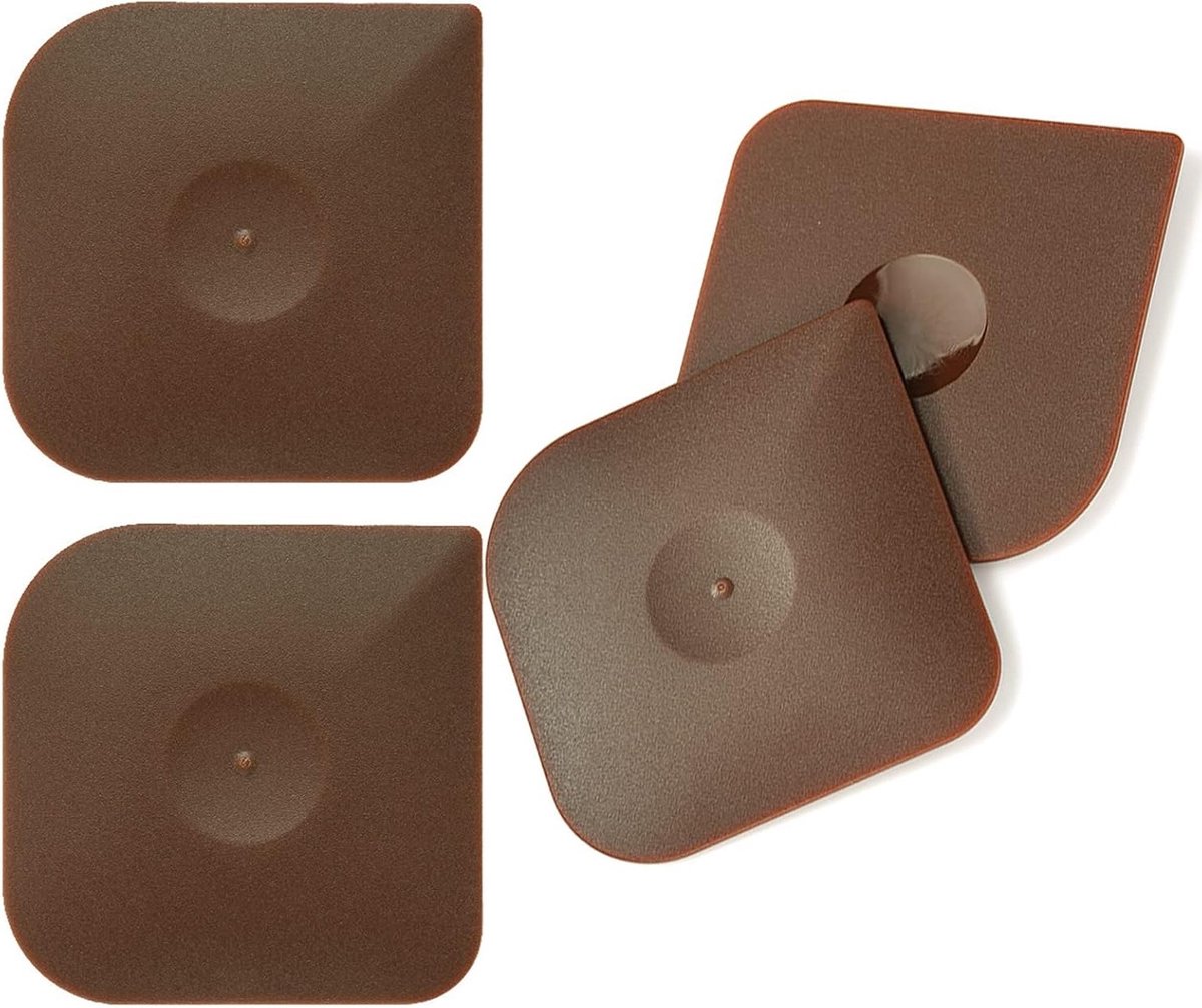 Handheld Nylon Pan Scraper Set van 4 Stuks - Multifunctionele Keukenreiniger voor Gietijzer en Aardewerk