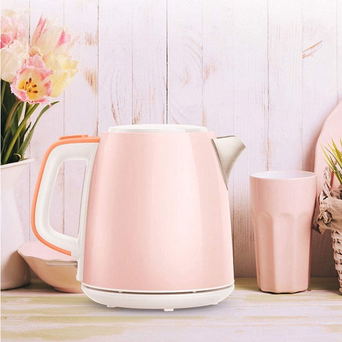 Elektrische Waterkoker - Kleine Waterkoker - Snel Water Koken - Dubbele Isolatie - 1 Liter - Roze