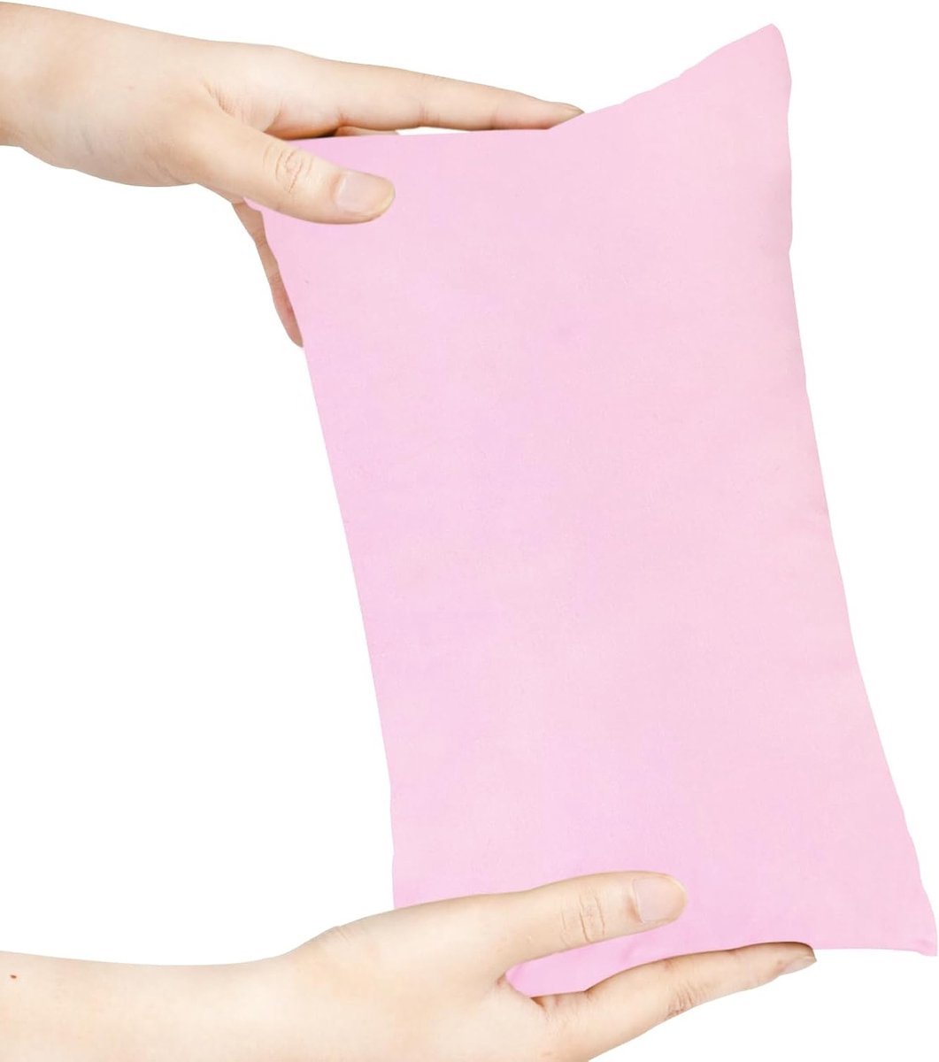 Mini Kussen 11" x 7" Wasbaar Klein Kussen in Effen Kleur voor Honden en Reizen, Ideaal voor Naps en Comfort