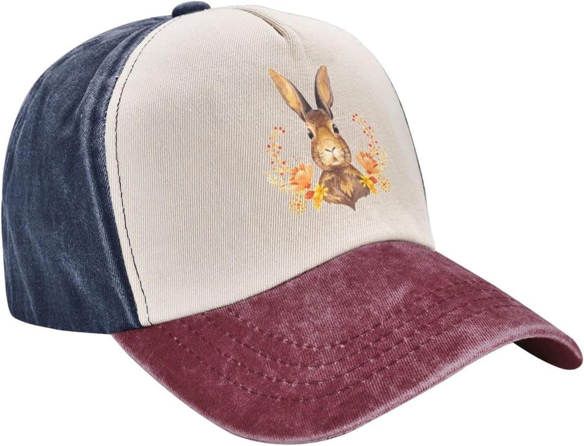 Baseball Cap - Zonnehoed Unisex - Outdoor Activiteiten - Verstelbare Band - One Size - Navy Rood