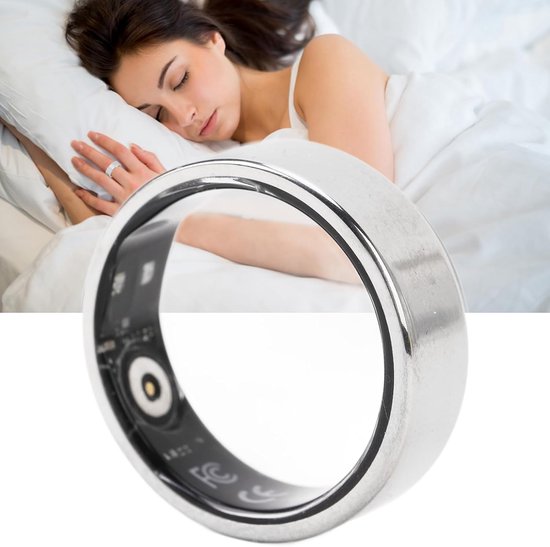 Smart Gezondheidsmonitor - Fitness Tracker - Sport en Slaap - Met Oplaadcase - 3-5 Dagen Batterij - Zilver van Smart++) — afbeelding 2