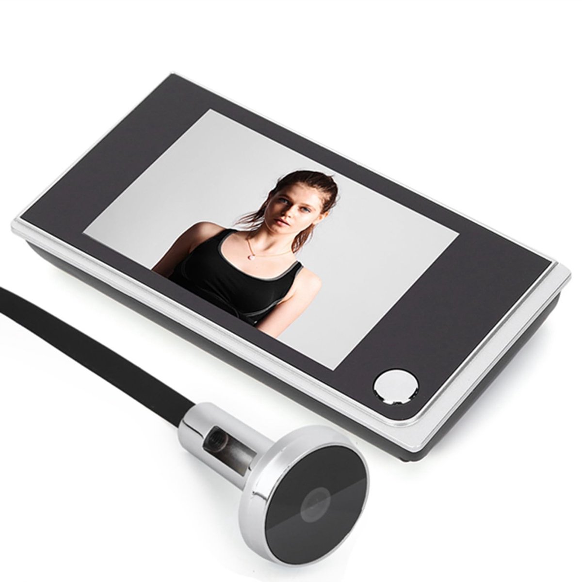 Dailygoody - OmGoods - Dailygoody - Ligent Beveiliging - Aanwezigheidscontrole - Digitale LCD Kijkgaatje Viewer - 120 Graden - Elektronische Cat Eye - Veiligheid en gemak