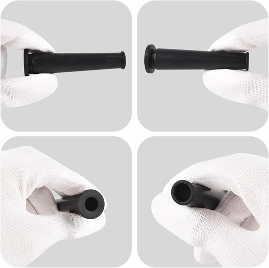 Set van 5 Rubber Kabelbeschermers voor Elektrisch Gereedschap, Slangbeschermers en Kabels, Ideaal voor Drills en Slijpmachines - Afmetingen 67x9mm — afbeelding 3