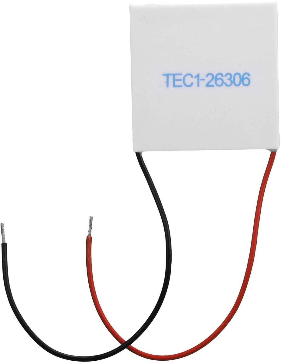 Dailygoody - OmGoods - Dailygoody - Thermo-elektrische Koeler - Koelplaat Module - 50 x 50 mm - Halfgeleider Koeling - Voor Elektronische Toepassingen - 24 V 6A