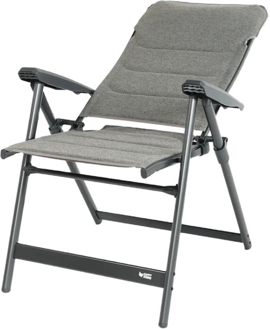 Happy Rhino - Campingstoel Valbona - Verstelbaar in 7 Standen - Grijs - Kampeerstoel - Vouwstoelen van Happy Rhino — afbeelding 4
