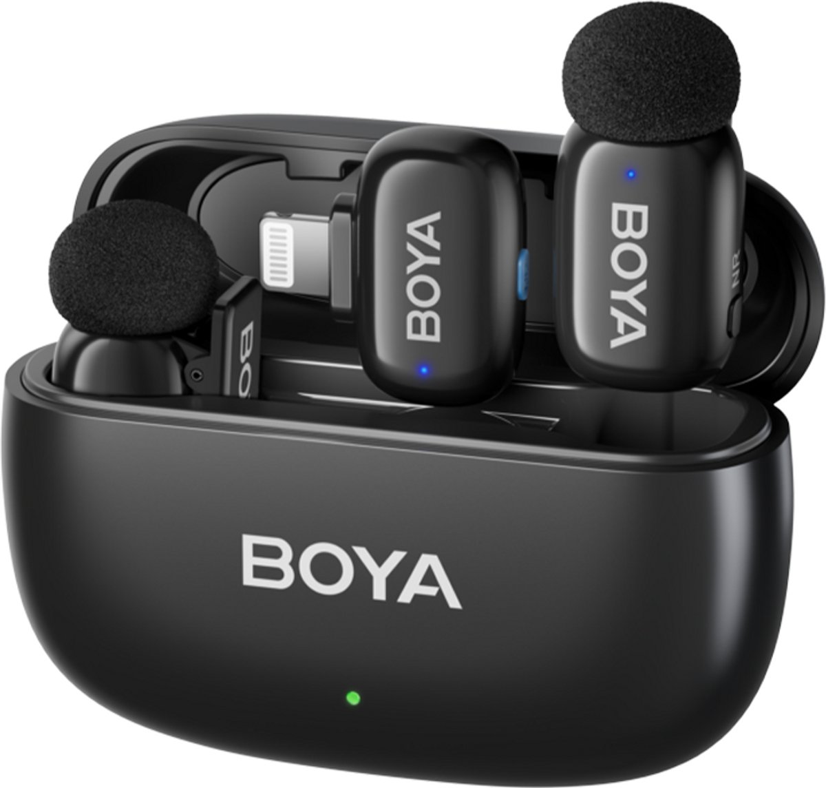 Boya Mini 2 Zwart voor Lightning
