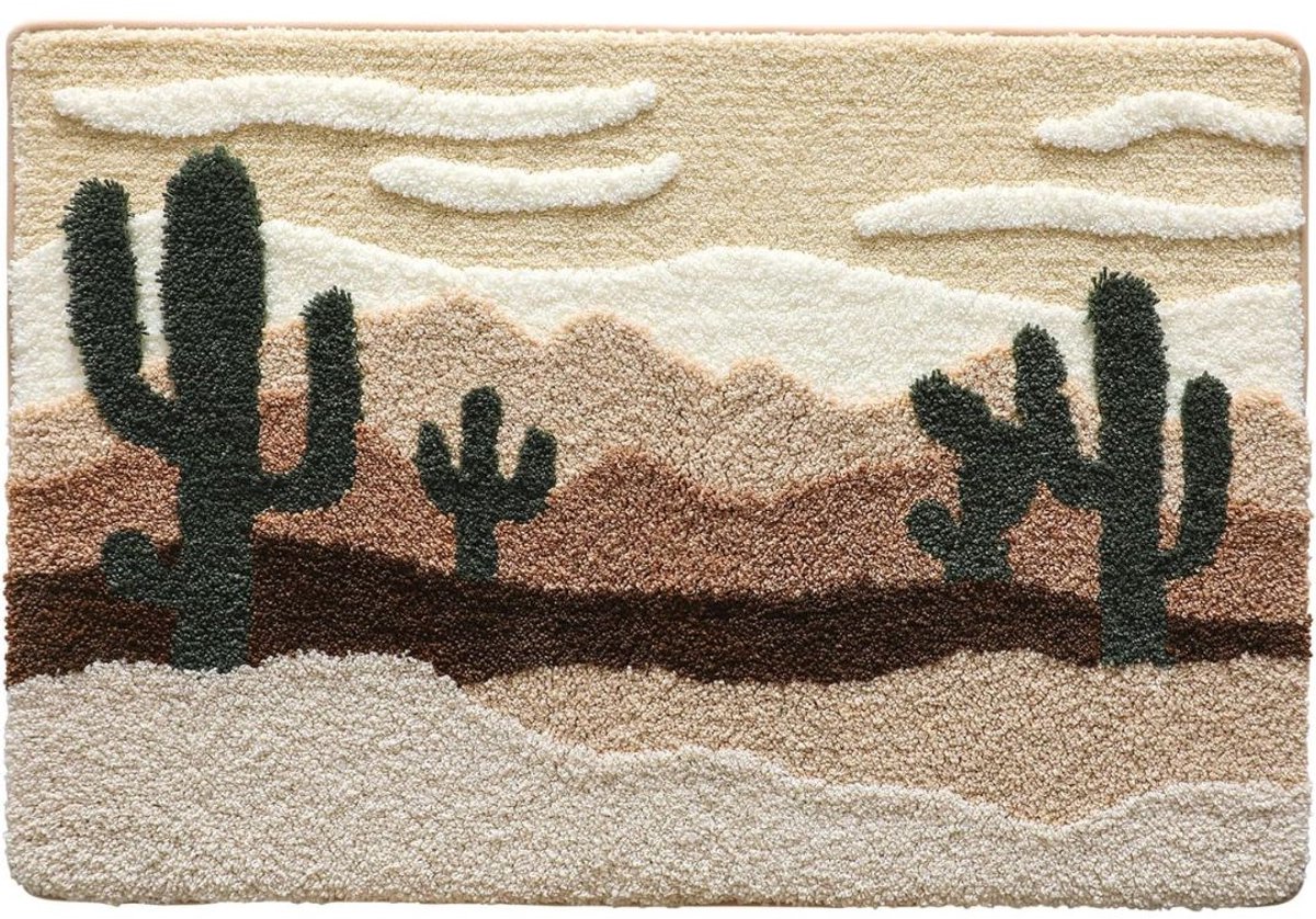 KAD® Badmat Antislip - Badmat - Douchemat - Bruin - 60cm x 40cm x 2cm