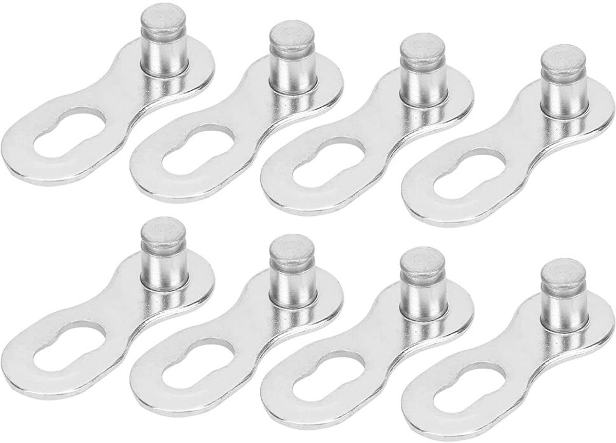aladdien - Fietsaccessoires - Stalen Ketting Schakels - 12 Versnellingen - Zilver - Onderdeel voor Fietsketting - Geschikt voor Mountainbike en Race..