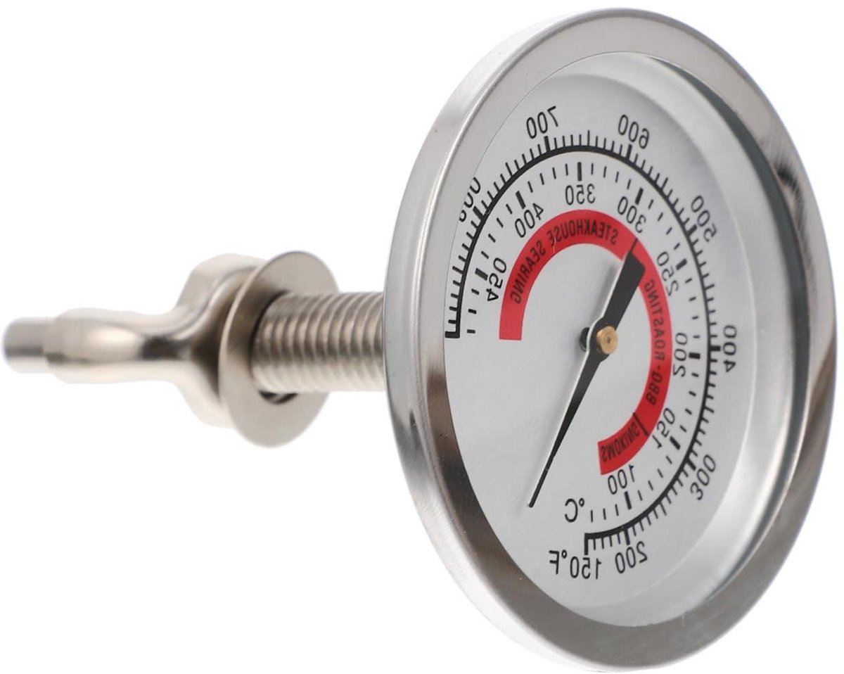 Oventhermometer - Grill meter - Nauwkeurig Koken - Gemakkelijk Afleesbaar - 8.5 x 6 cm - Wit