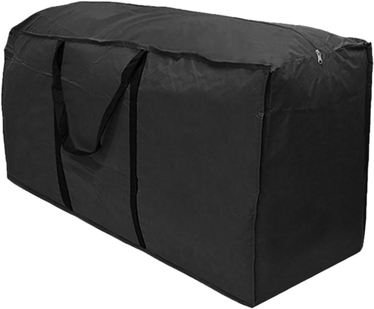 Opbergtas Tuinkussens - Outdoor Organizer - Terras Beschermen - Waterdicht Polyester - 122 cm - Zwart