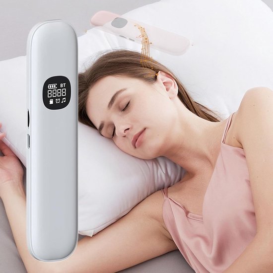 Slaapkussen Luidspreker - Kussen Speaker Geluidsmachine - Ontspannen Slapen - Botgeleidingstechnologie - 15.7 cm - Wit — afbeelding 3