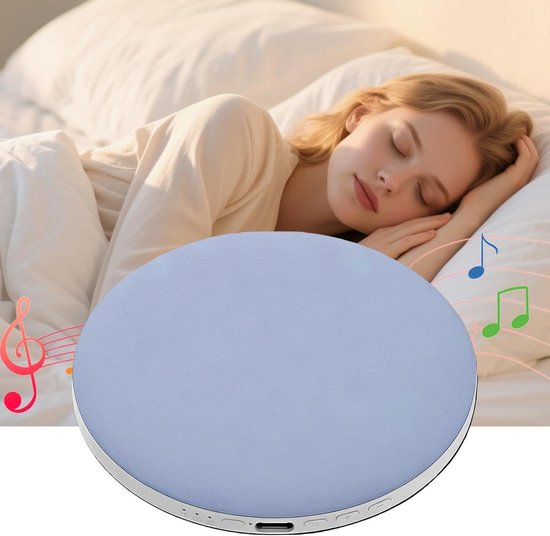 Slaapkussen Luidspreker - Plat Geluidskussen - Ontspannen Slapen - Gerichte Audio - 1.2 cm Dik - Mistgrijs — afbeelding 5