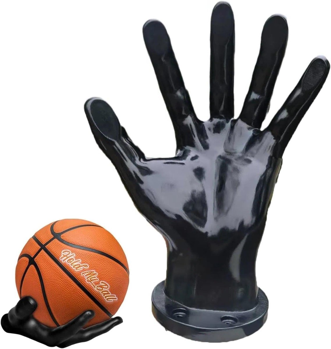 Creatieve Wandplanken in Palmvorm voor Sportballen, Inclusief Bevestigingsschroeven, Ideaal voor Basketbal, Voetbal en Volleybalopslag