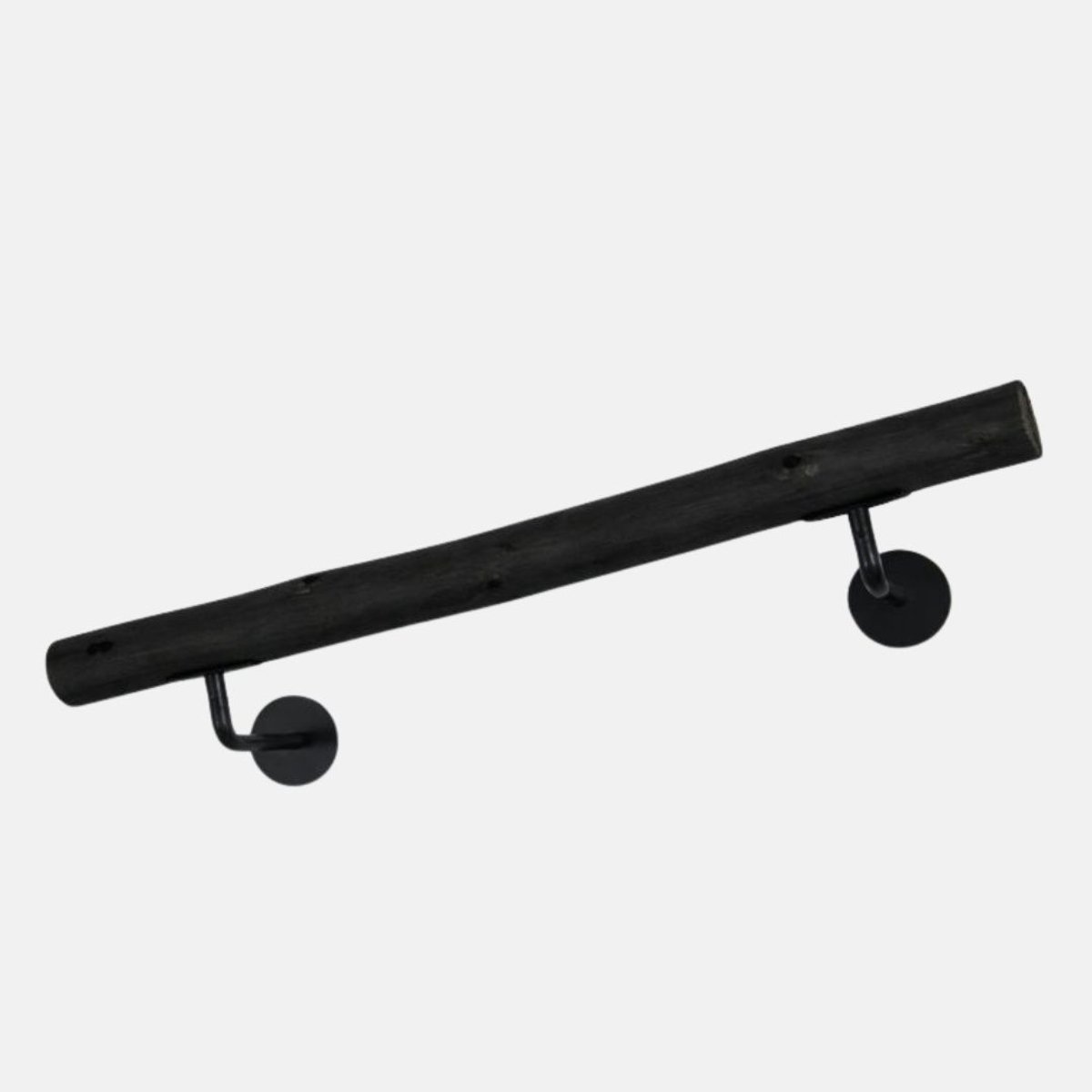Handdoekrek | Vigo | Zwart | Met ophangbeugels | 60 cm