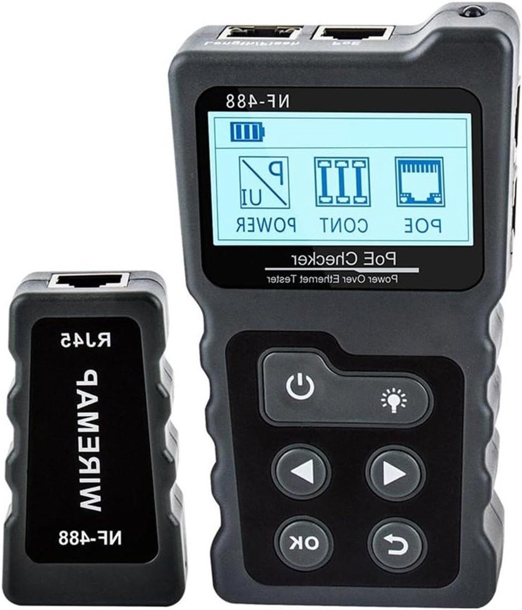 Netwerk Kabel Tester - Draad Scanner - Netwerk Diagnostiek - LCD Scherm - 600m Bereik - Zwart
